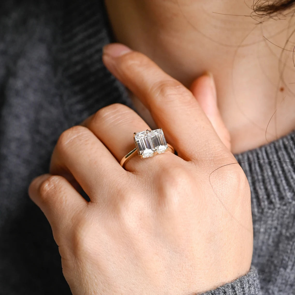 Bridal Moissanite Ring