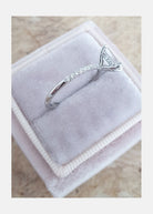 Custom Moissanite Engagement Ring