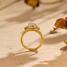 Unique Cluster Engagement Ring