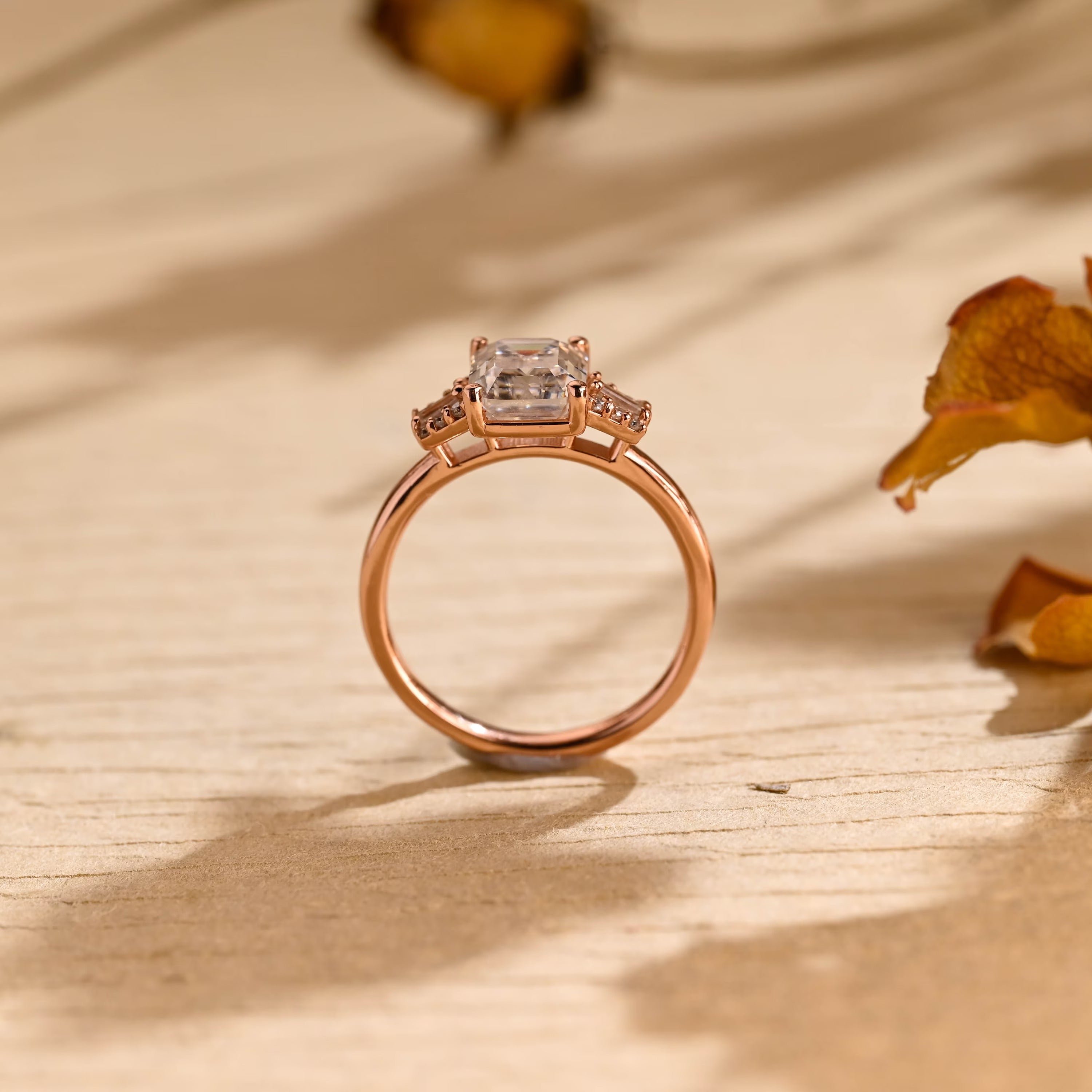 Unique Cluster Engagement Ring