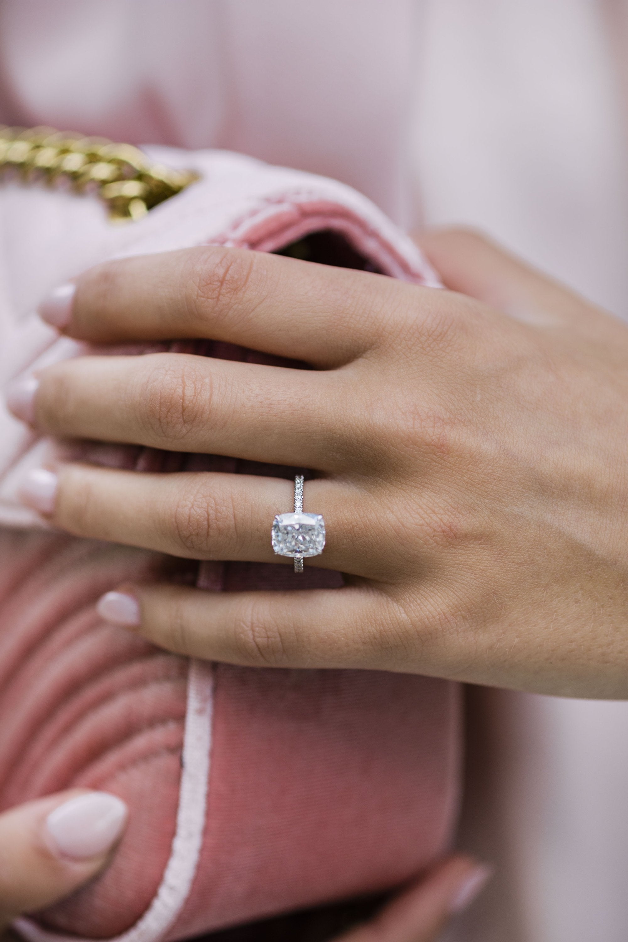 Hidden Halo Bridal Ring