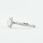 Oval Diamond Alternative Ring