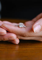 White Gold Moissanite Ring