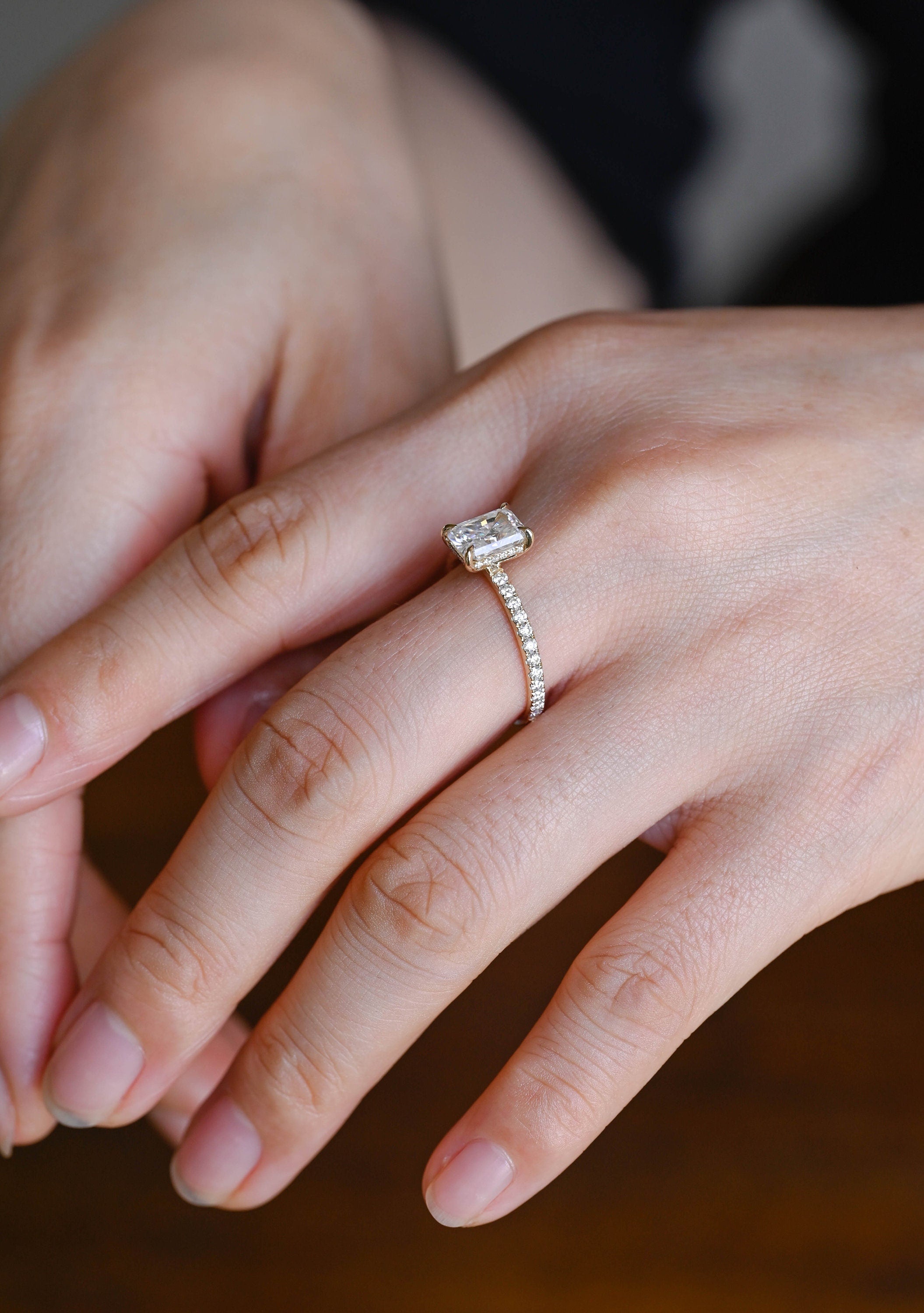 Affordable Moissanite Ring