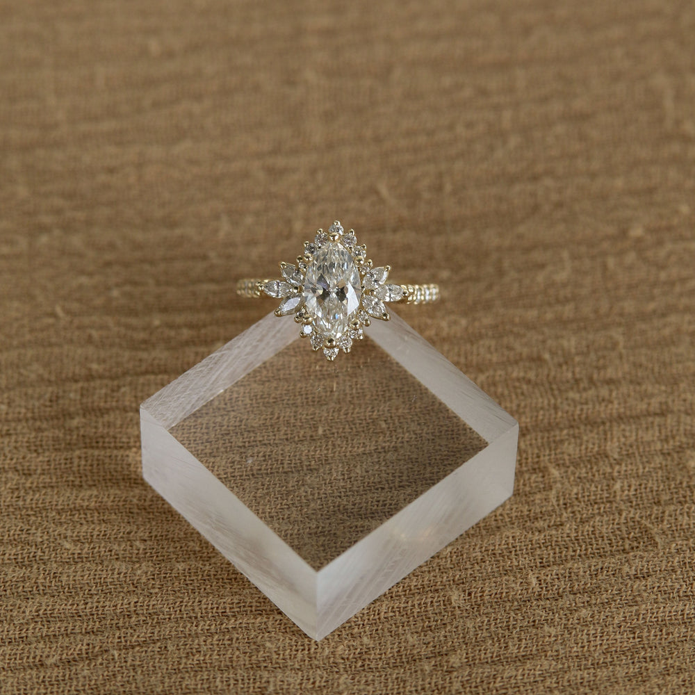 Marquise Cut Engagement Ring