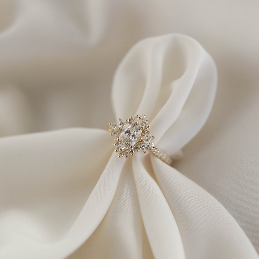 Marquise Cut Engagement Ring