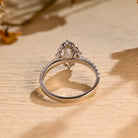 Marquise Cut Moissanite Engagement Ring