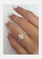 Luxury Moissanite Engagement Ring