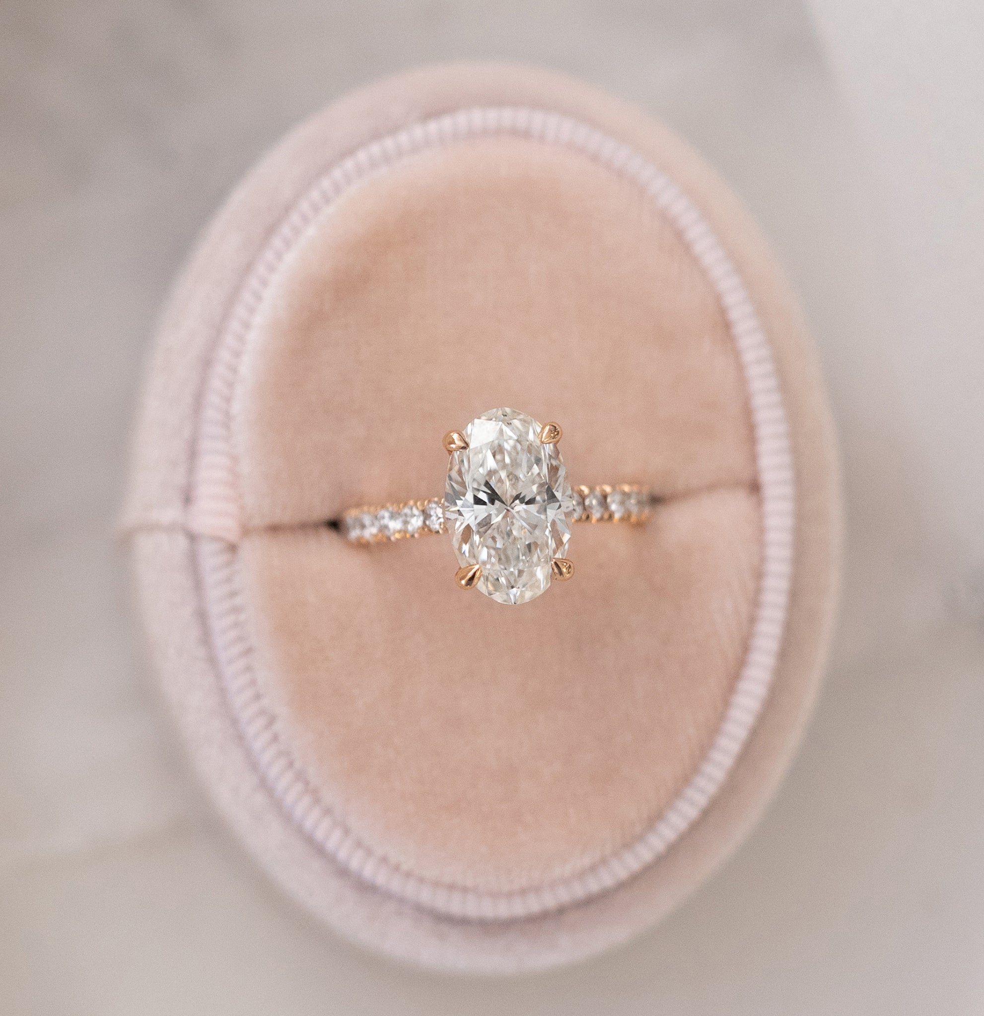 Luxury Moissanite Engagement Ring