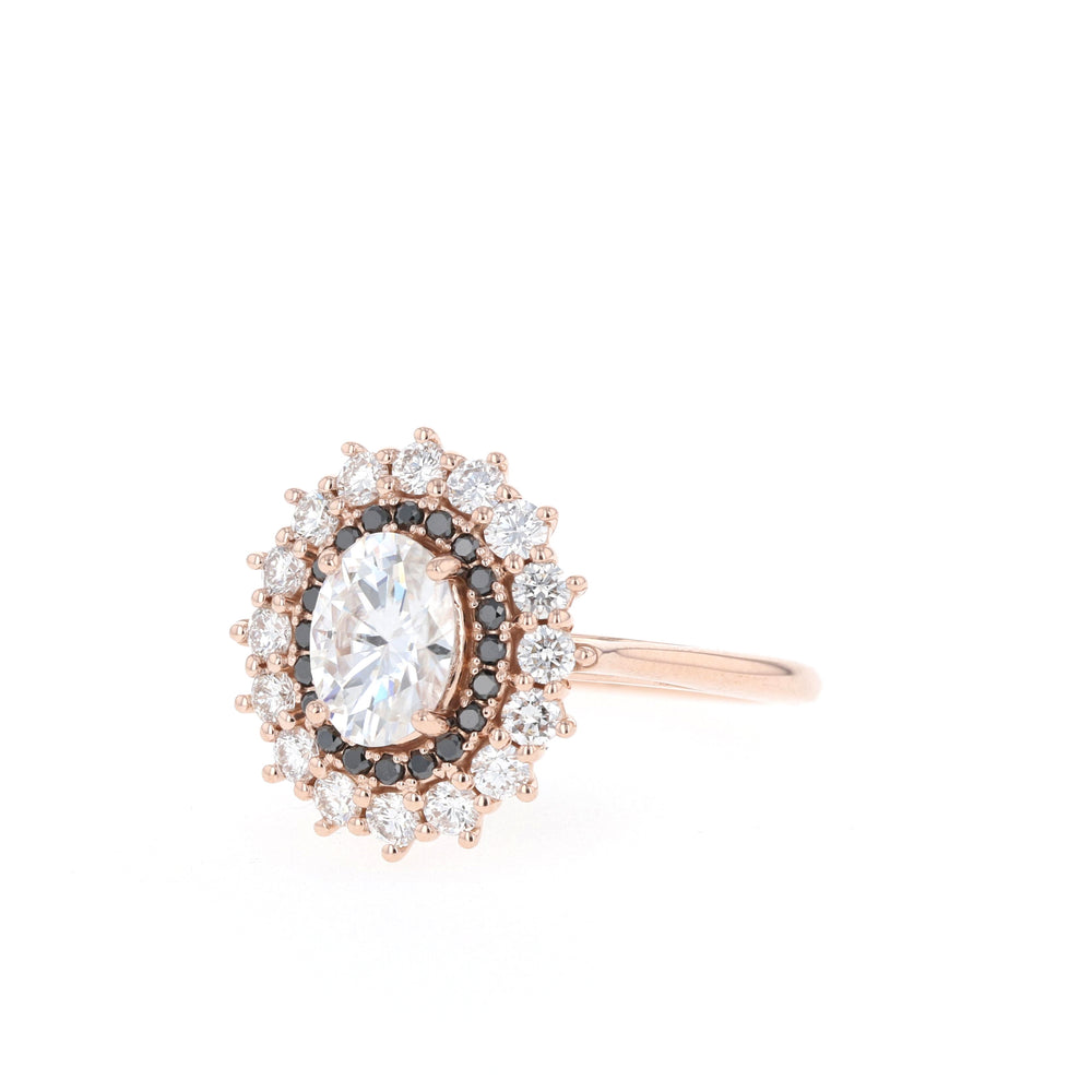 Luxury Moissanite Engagement Ring