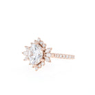 Luxury Moissanite Engagement Ring