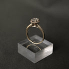 Oval Halo Bridal Ring