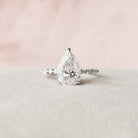 Diamond Accent Moissanite Ring