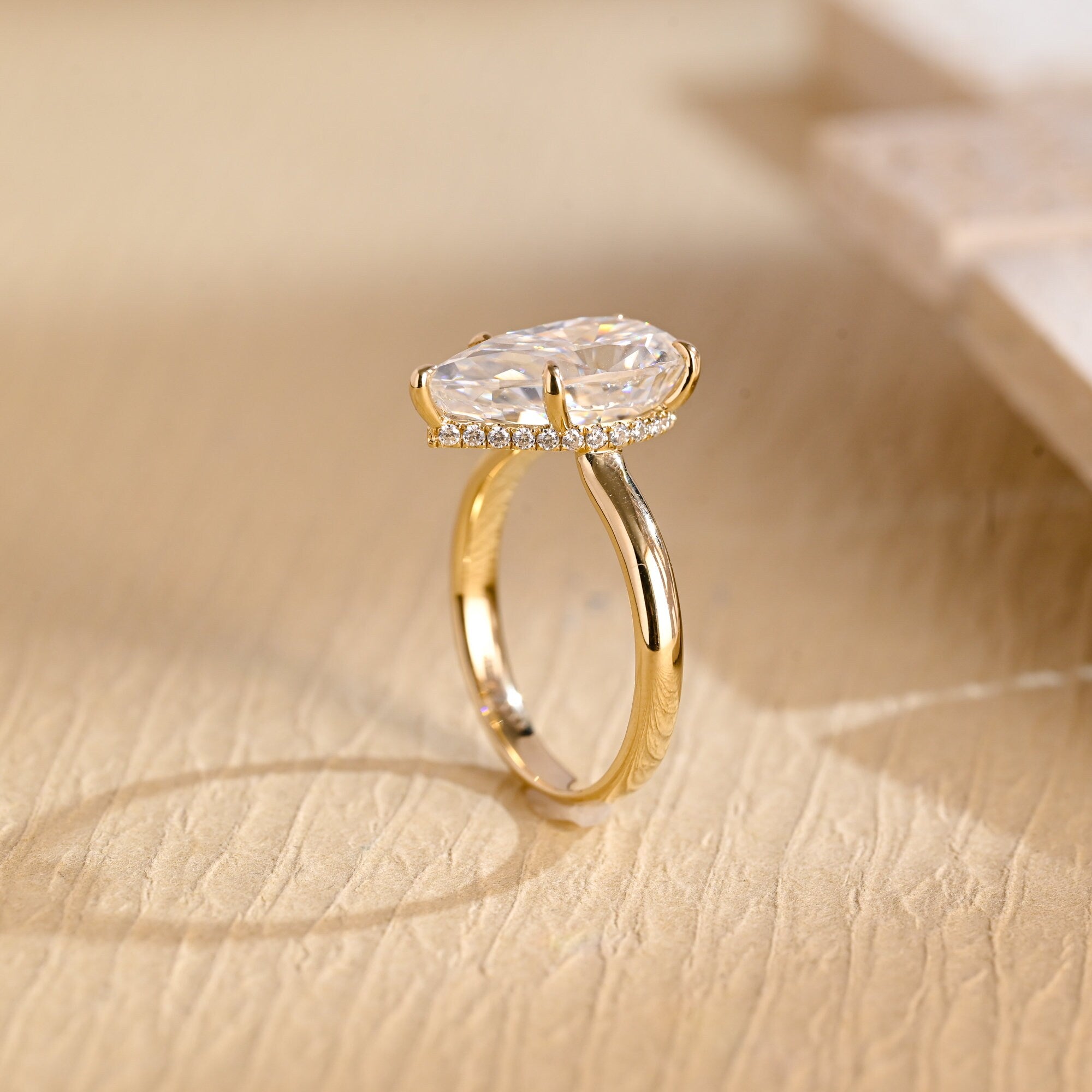 Luxury Pear Engagement Ring