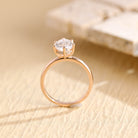 Diamond Accent Moissanite Ring