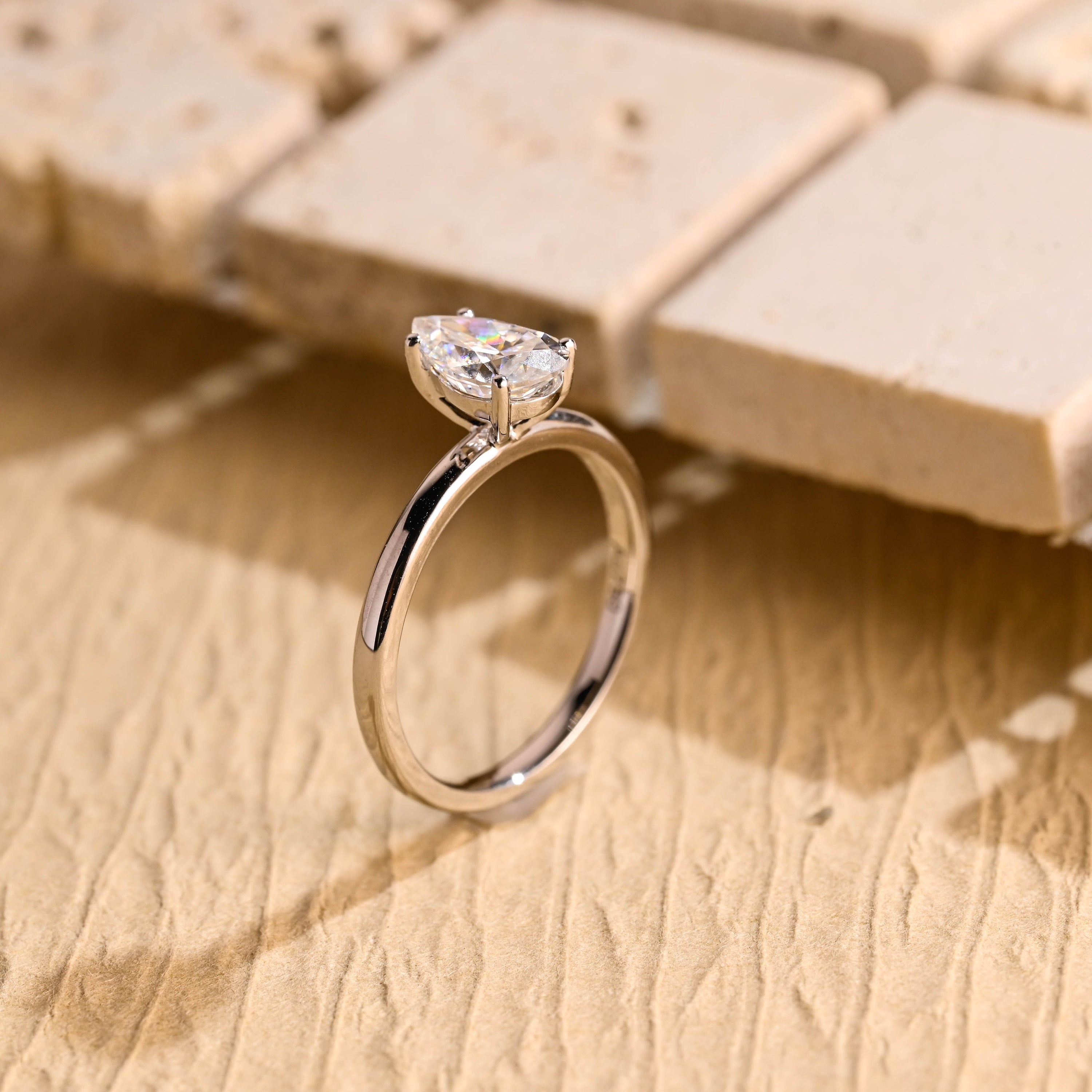 Luxury Pear Engagement Ring