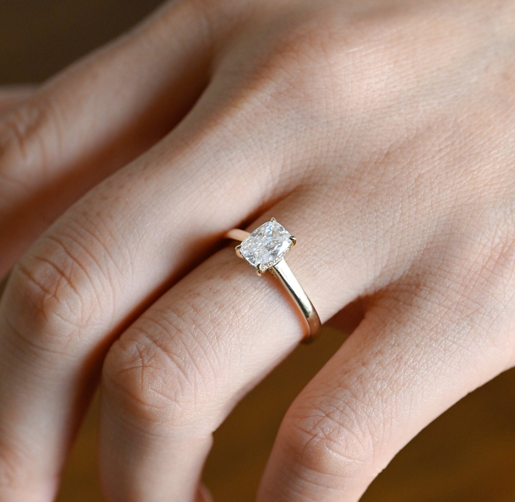 Bridal Moissanite Engagement Ring