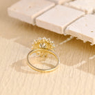 White Gold Double Halo Ring