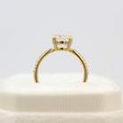 Custom Moissanite Engagement Ring