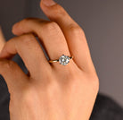 Luxury Moissanite Engagement Ring
