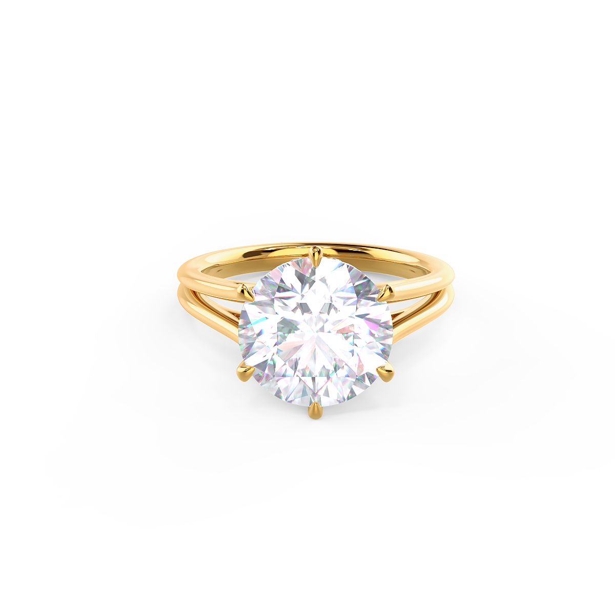 Luxury Moissanite Engagement Ring