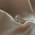 Oval Center Stone Ring