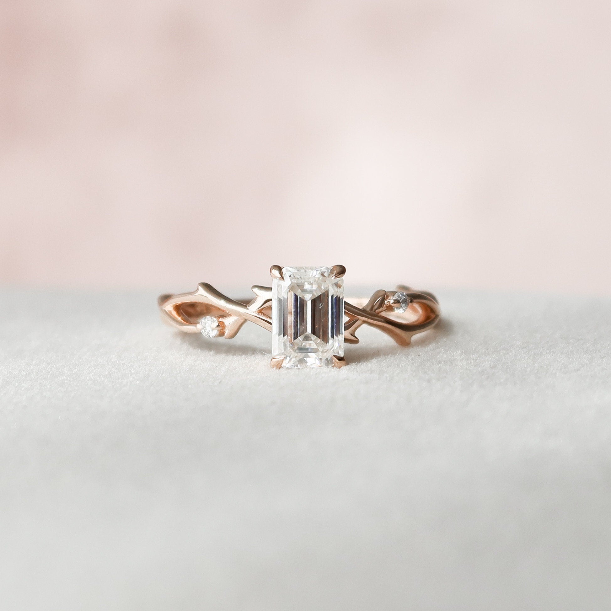 Organic Style Engagement Ring