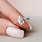 Nature Inspired Moissanite Ring