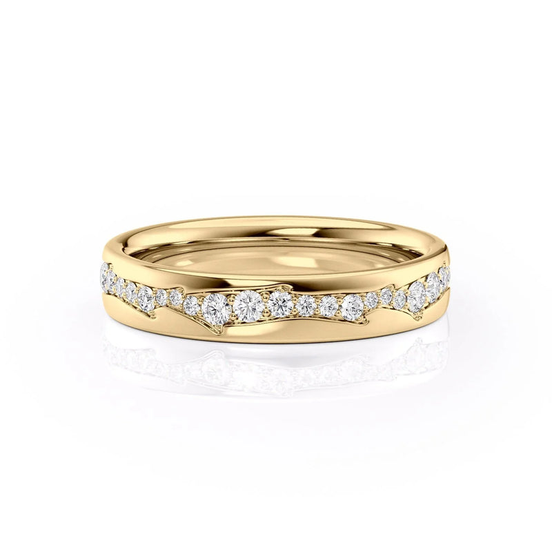 Twig Cigar Wedding Band