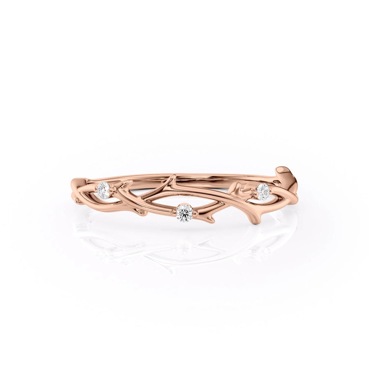 Twig Inspired Wedding Band