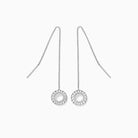 Round Cut Moissanite Unique Diamond Earrings for Women