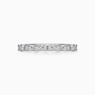 Round Cut Moissanite Diamond Vintage Wedding Band