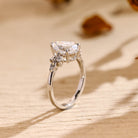 US bridal pear cluster engagement ring