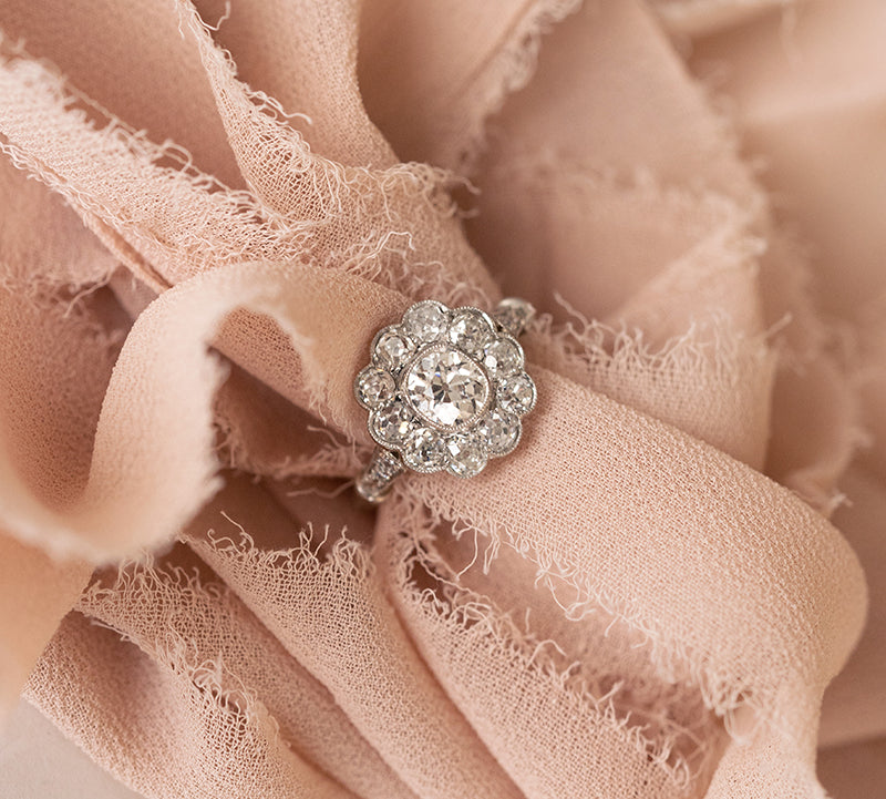 Cushion Moissanite Engagement Ring