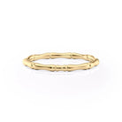 Unique Design Solitaire Lab Grown Wedding Band
stacking wedding band 