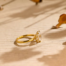 Unique Moissanite Ring