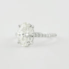 Custom Moissanite Engagement Ring