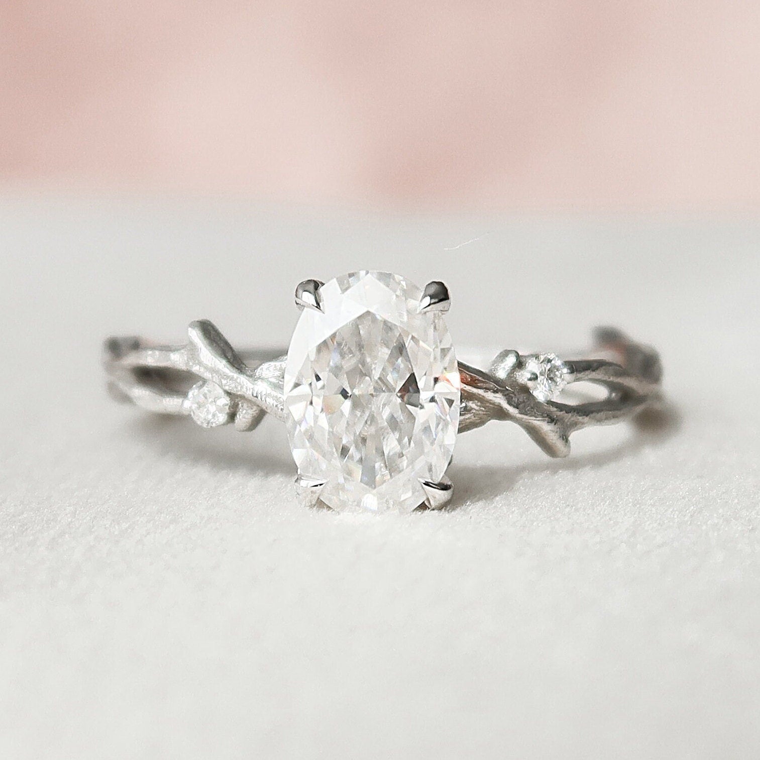 Unique Oval Engagement Ring