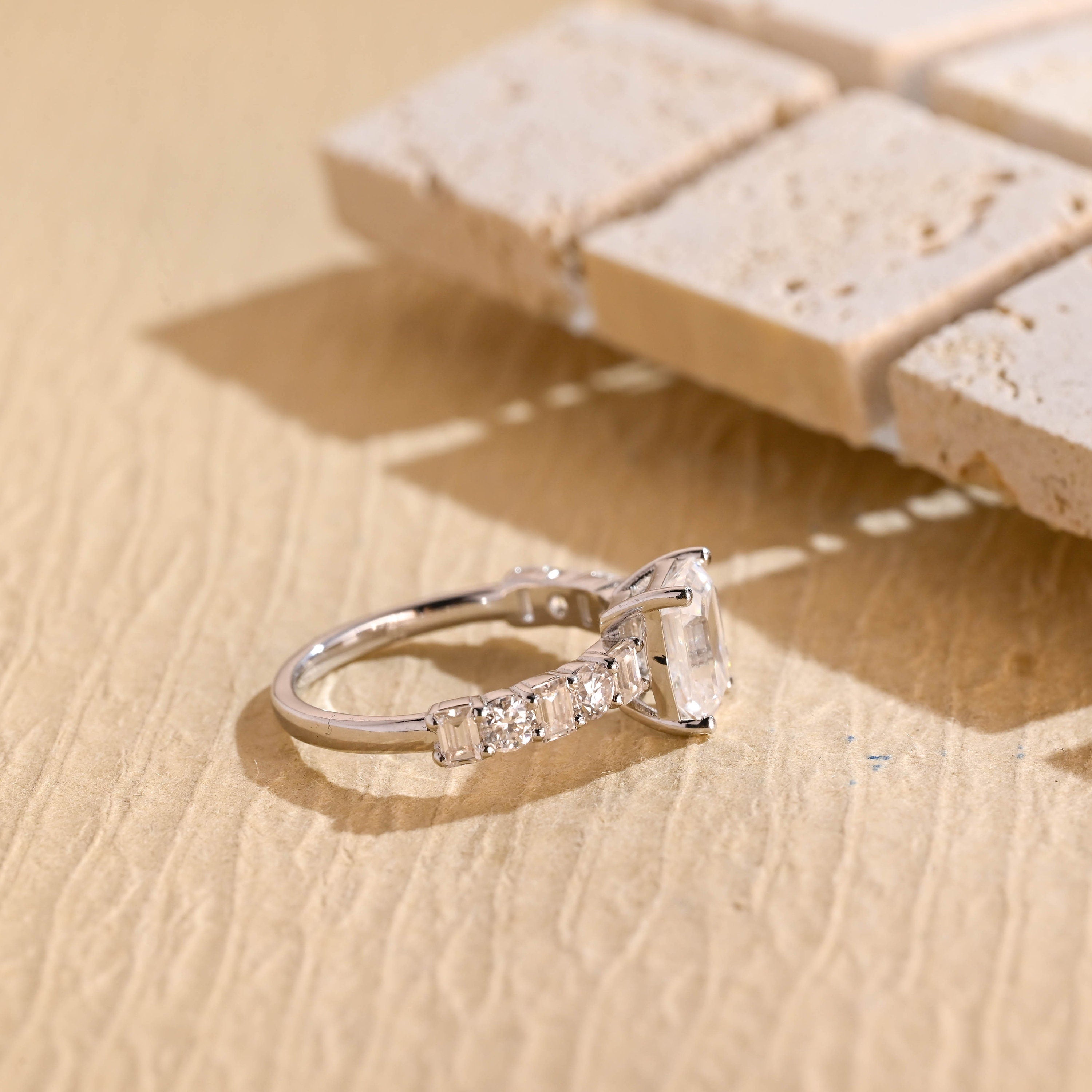 Emerald Cut Engagement Ring