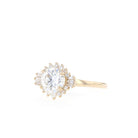 Halo Cluster Moissanite Ring