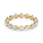Unique Round Diamond Eternity Band