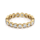 Unique Round Diamond Wedding Band