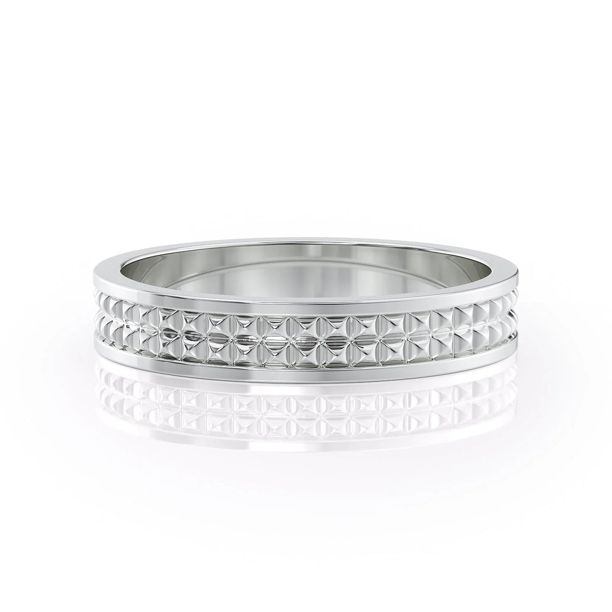 Unique Texture Men’s Wedding Band