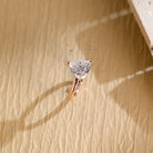 Trillion Cut Proposal Ring