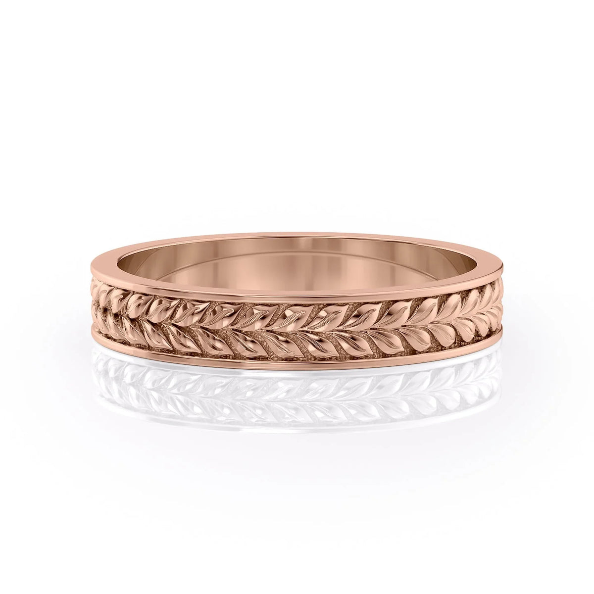 Nature Inspired Wedding Band