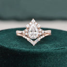 pear-cut-cluster-art-deco-moissanite-bridal-ring-set-1