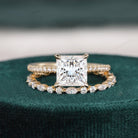 princess-cut-solitaire-moissanite-bridal-ring-set