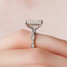 Four Prong Moissanite Ring