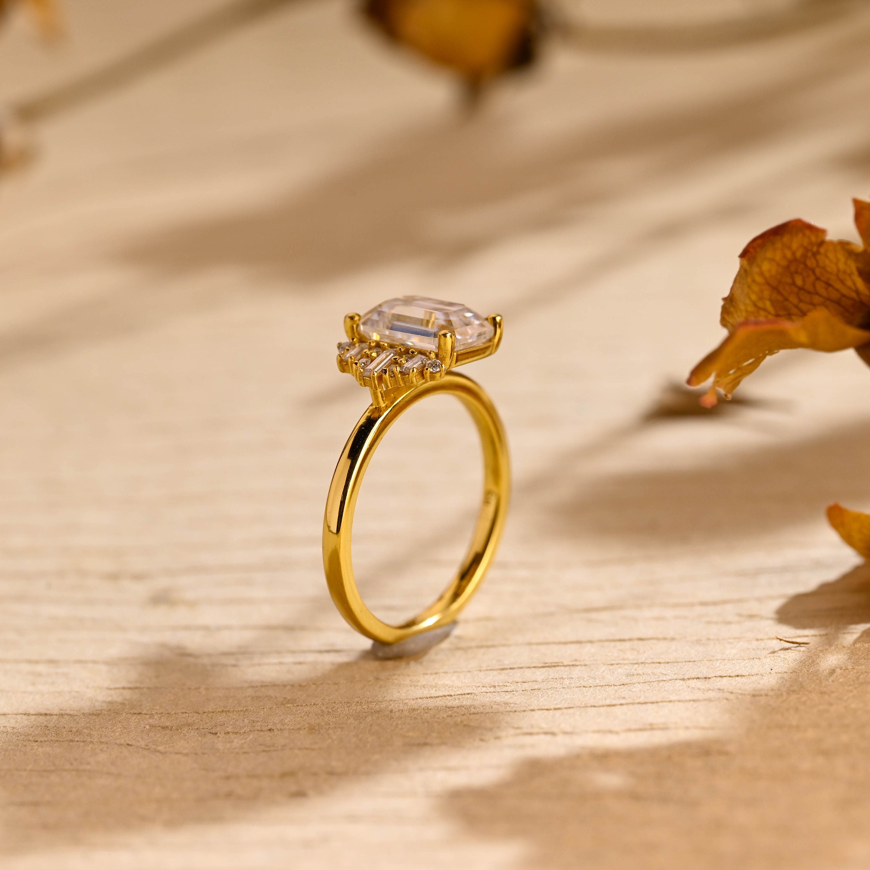 Luxury Moissanite Engagement Ring