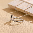 Vintage Moissanite Engagement Ring